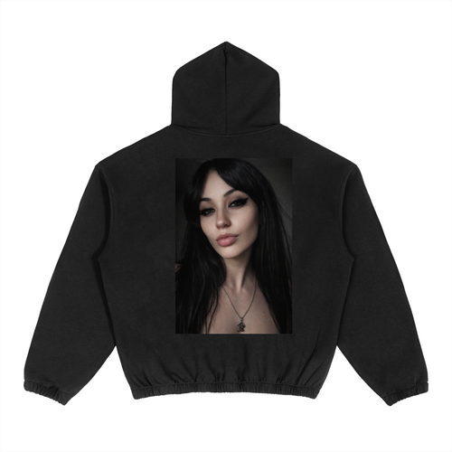 Boxy Cinched Hem Hoodie